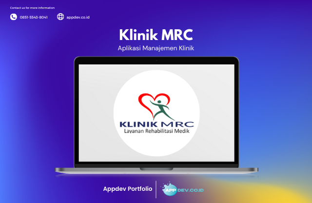 portfolio klinik mrc - appdev jasa pembuatan aplikasi manajemen klinik custom