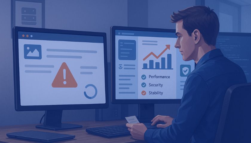 risiko aplikasi tanpa maintenance
