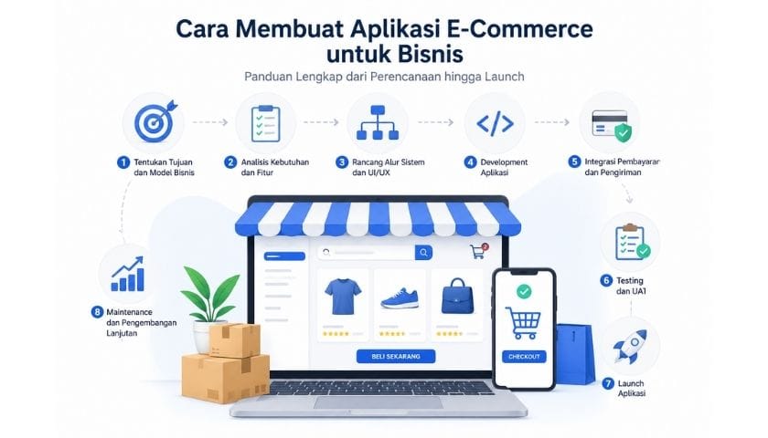 Cara Membuat Aplikasi E-Commerce untuk Bisnis Panduan dari Perencanaan hingga Launch